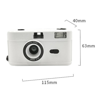 Retro Manual Reusable Film Camera for Kids - no Film - Blue