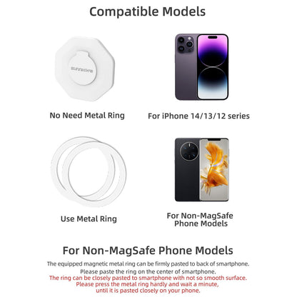 Phone Holder For Dji Om6 / 5 / 4 / 4 Se With Zj561 Magsafe Adapter
