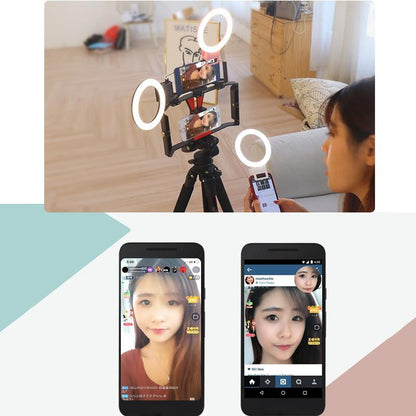 Xj18 Live Self-Timer Led Fill Light - Perfect For Live Streaming - White