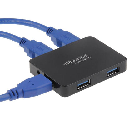4-Port Usb 3.0 Hub + 60Cm Cable Fast Data Transfer - White