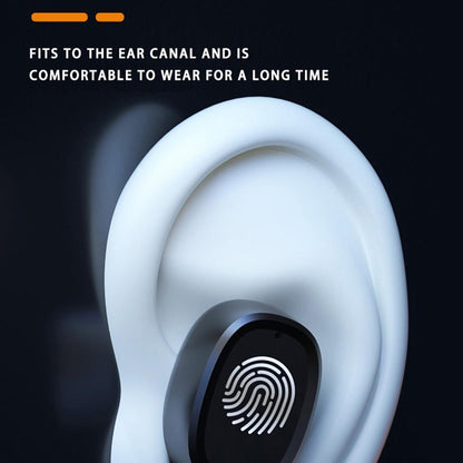 Wireless Bluetooth 5.0 Earbuds with Touch Display & Charging Case - White