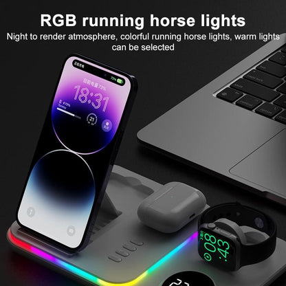 30W Wireless Charger Multifunctional - White