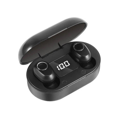 Wireless Touch Bluetooth Headset with Smart Magnetic Charging - Dt-13 - White