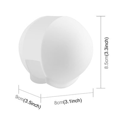 Silicone Dive Case Lens Guard for Insta360 X3 / X4 - Invisible and Protective - White