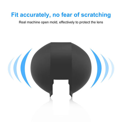 Silicone Dive Case Lens Guard for Insta360 X3 / X4 - Invisible and Protective - White
