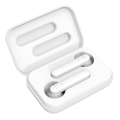 Wireless Touch Earphones with Magnetic Charging Box - Bluetooth 5.0 - White