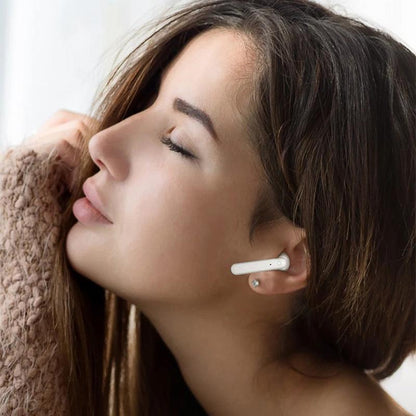 Wireless Touch Earphones with Magnetic Charging Box - Bluetooth 5.0 - White
