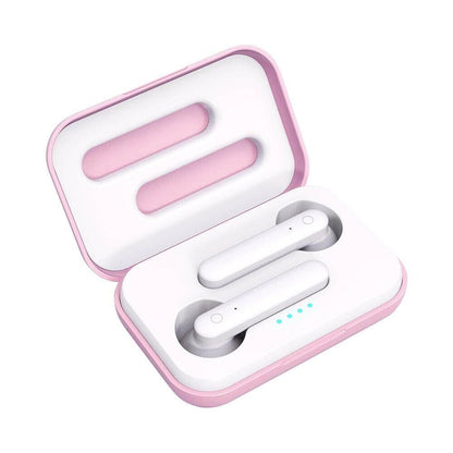 Wireless Touch Earphones with Magnetic Charging Box - Bluetooth 5.0 - White