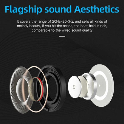 Intelligent Noise Cancelling Bluetooth Earphones - Q10 - White