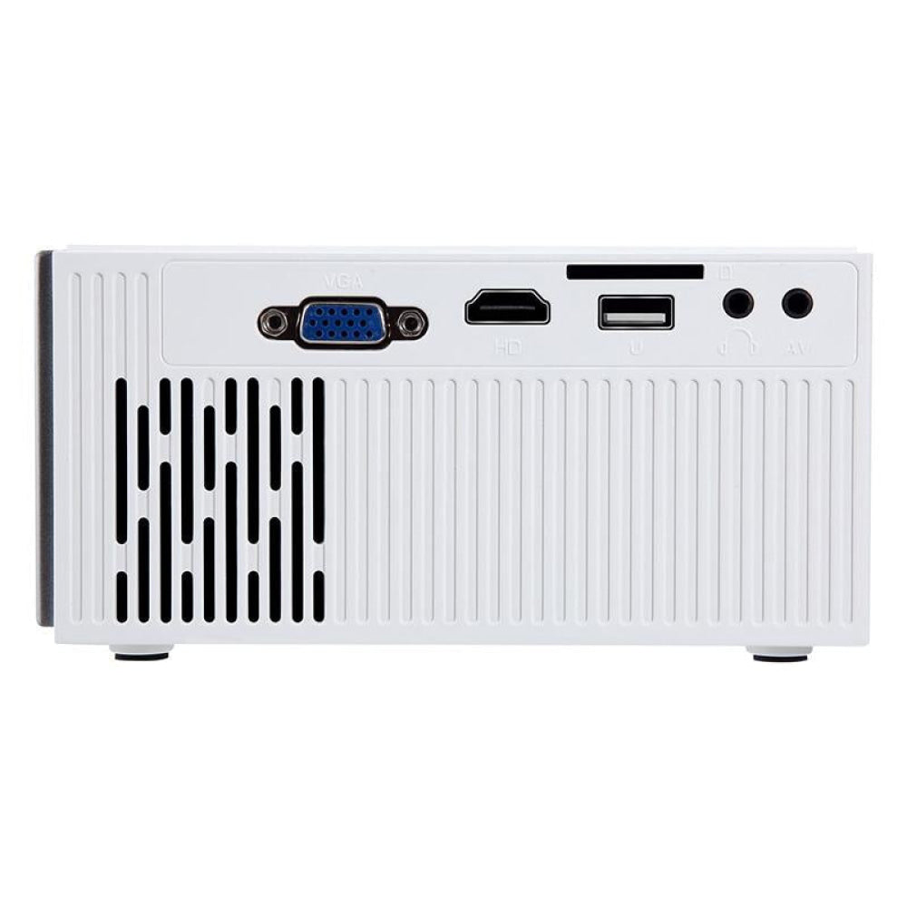 Smart Projector 1800 Lumens 720P / 1080P Hd Hdmi / Usb / Vga / Av / Sd - White