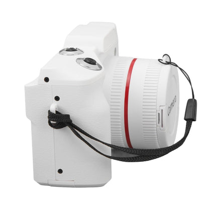 Hd 720p Recording Flip Screen Digital Camera with Interchangeable Lens and Infrared Lens - White