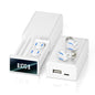 Wireless Bluetooth Earphones with Magnetic Charging Box - White