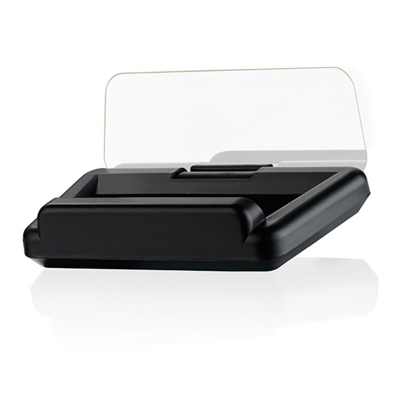 Virtual Hd Car Hud Display Speed Rpm Water Temp Oil Consumption Distance / Time Voltage Over Speed Alarm - White