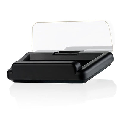 Virtual Hd Car Hud Display Speed Rpm Water Temp Oil Consumption Distance / Time Voltage Over Speed Alarm - White