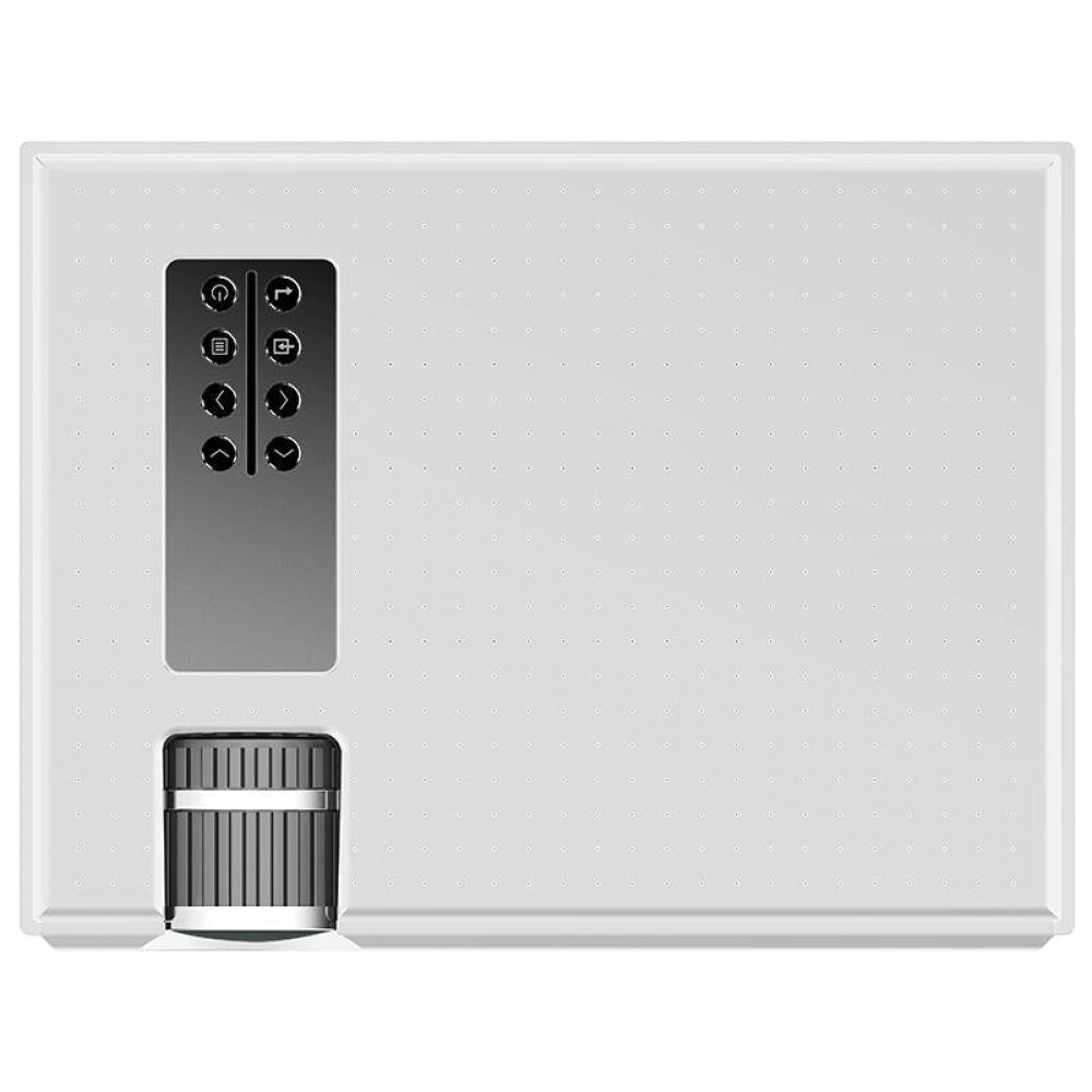 1800 Lumens Hd Wifi Smart Projector - Hdmi / Usb / Vga / Av - White