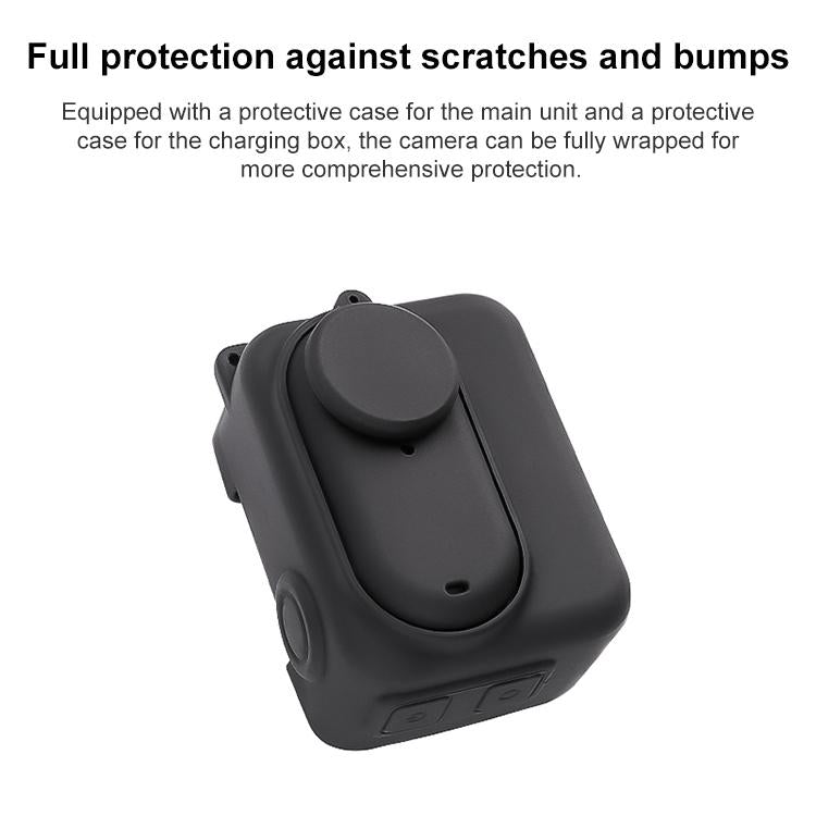 Insta360 Go 3 Silicone Case with Lens Cap and Strap - White