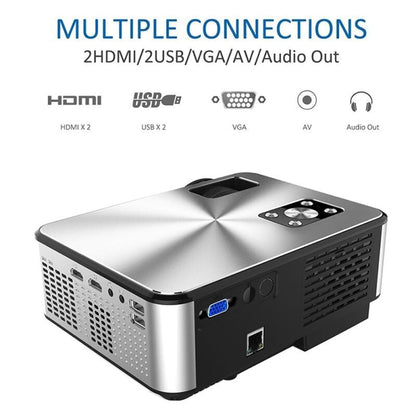 720P Hd Smart Projector - Hdmi X 2 Usb X 2 Vga Av - 1280X720 Resolution - White