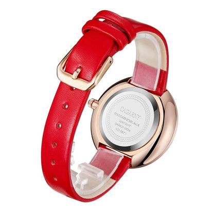 Waterproof Steel Band Quartz Watch - Fashion Life - White