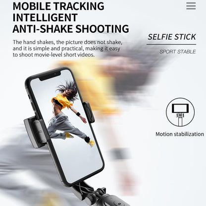 Bluetooth Gimbal Stabilizer with Remote and Tripod - White