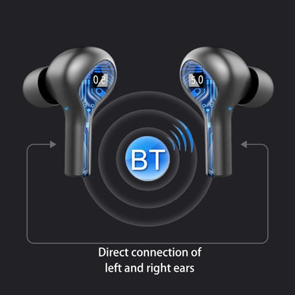 Touch Bluetooth Earphones with Noise Cancellation and Charging Box - White