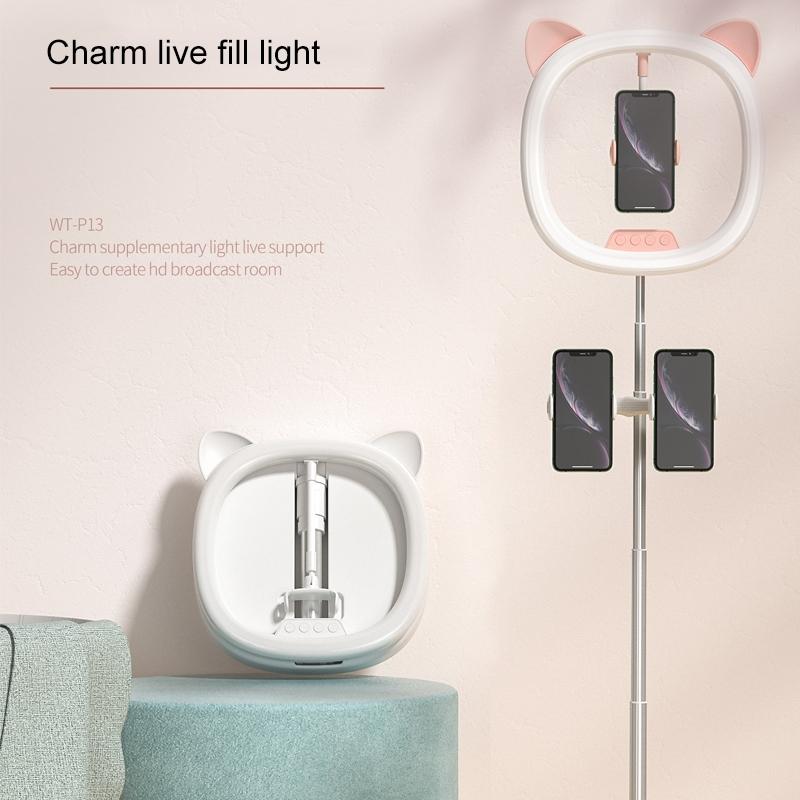 Beauty Eye Care Filling Light Holder for Live Streaming - White