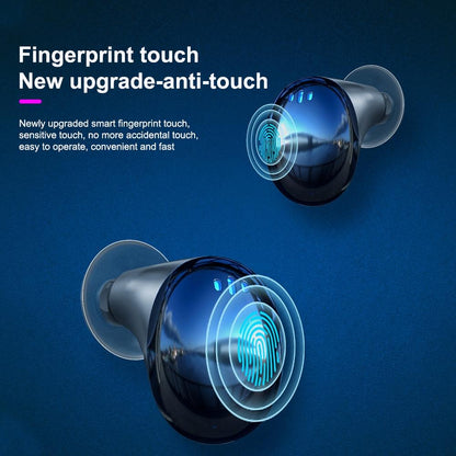 Metal Plating Wireless Tws Earphones with Charging Box - Bluetooth 5.0 - White