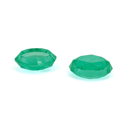 2 Pcs Diamond Texture Games Grip Caps for Ps5 - Clear White