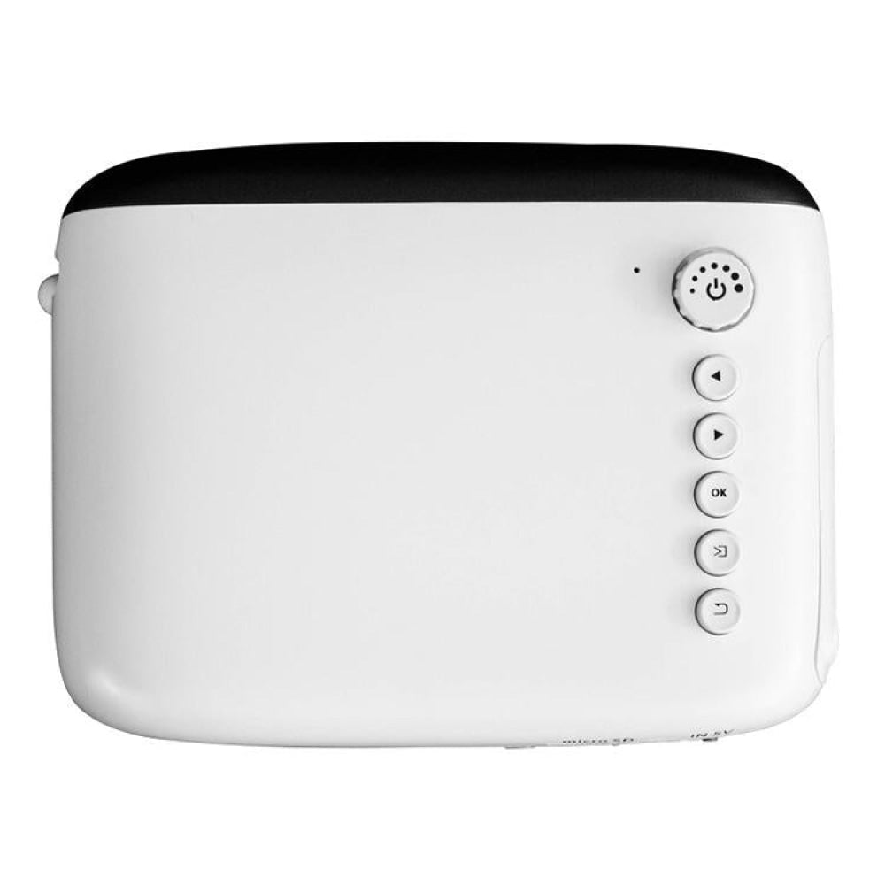 Portable Mini Led Projector For Home Theater - Av / Sd / Hdmi - Yellow White
