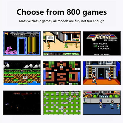Retro Mini Handheld Game Console - 3.0 Inch 800 Games Av Output - Yellow