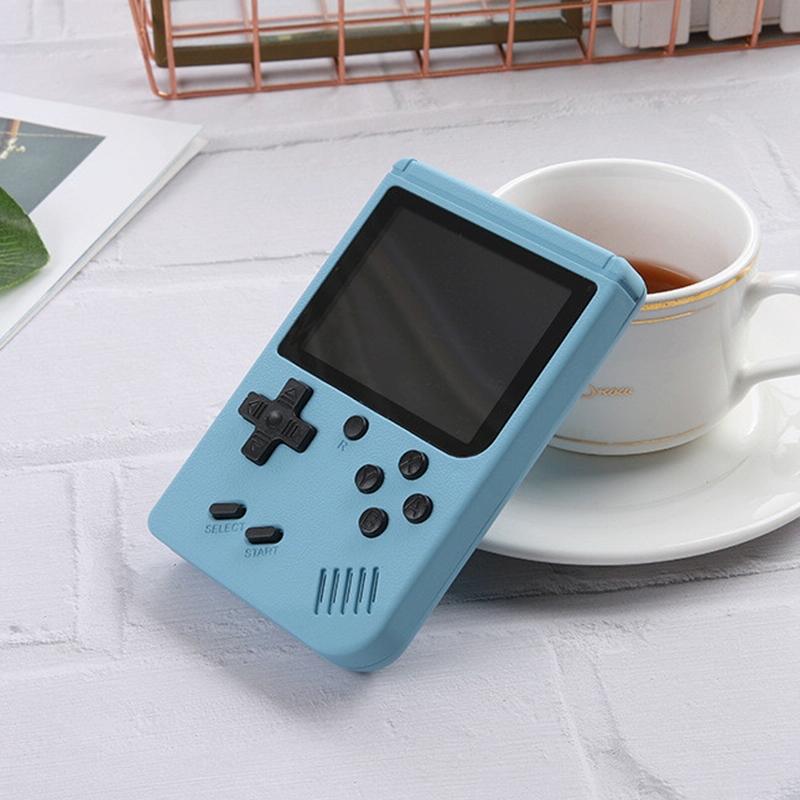 Retro Mini Handheld Game Console - 3.0 Inch 800 Games Av Output - Yellow