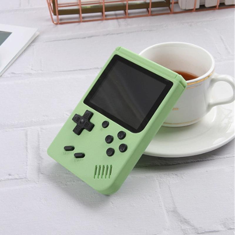 Retro Mini Handheld Game Console - 3.0 Inch 800 Games Av Output - Yellow