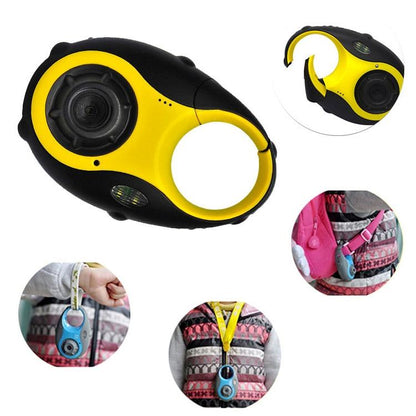 Mini Keychain Digital Camera for Kids - 5mp 1.5 Screen Gift - Yellow