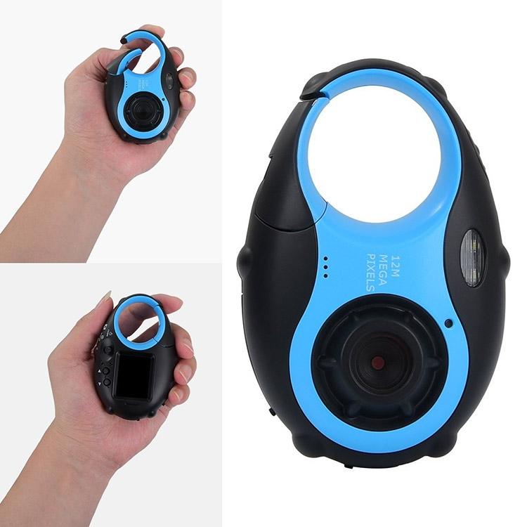 Mini Keychain Digital Camera for Kids - 5mp 1.5 Screen Gift - Yellow