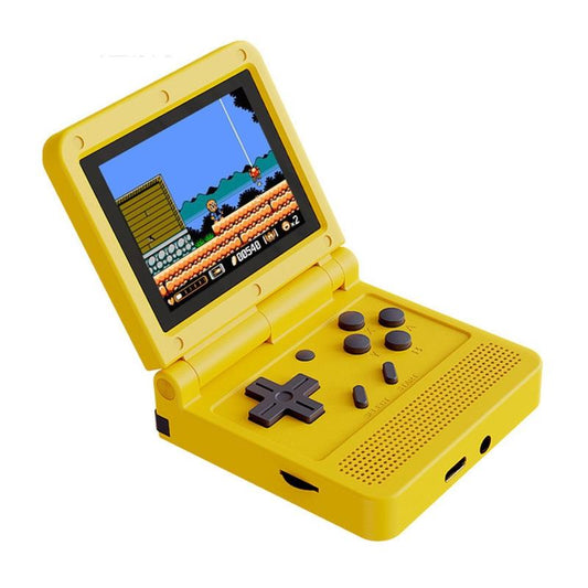 Retro Handheld Game Console With 3.0 Ips Screen And 16Gb Memory - V90 - Yellow