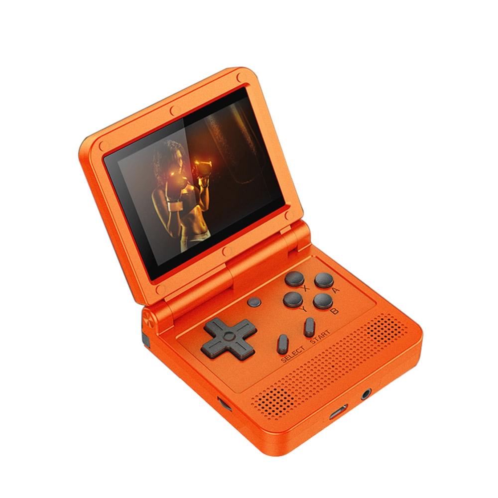 Retro Handheld Game Console With 3.0 Ips Screen And 16Gb Memory - V90 - Yellow