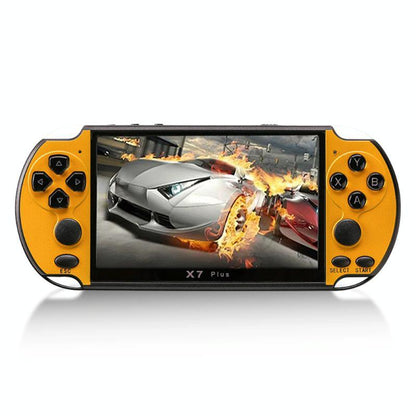 Retro Classic Handheld Game Console With 5.1 Hd Screen & 8G Memory - Supports Mp4 / Ebook - Yellow