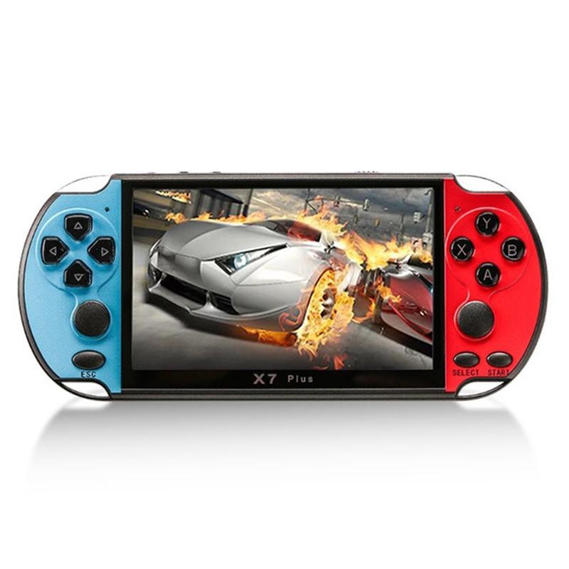 Retro Classic Handheld Game Console With 5.1 Hd Screen & 8G Memory - Supports Mp4 / Ebook - Yellow
