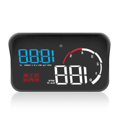 Universal Car Obd2 Hud 3.5 Inch Vehicle Head Up Display - Yellow