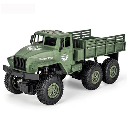 2.4ghz 4ch Remote Control Dongfeng 7 Six-wheeled Armor Truck Toy - Yellow