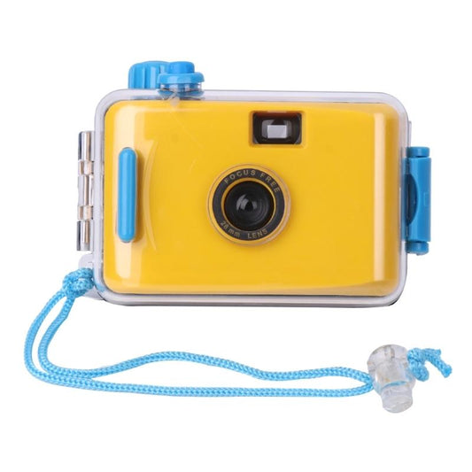 Waterproof Retro Film Camera For Kids - Mini Point-And-Shoot 5M - Yellow
