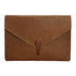 12 Genuine Leather Laptop / Tablet Bag - Universal Fit - Yellow