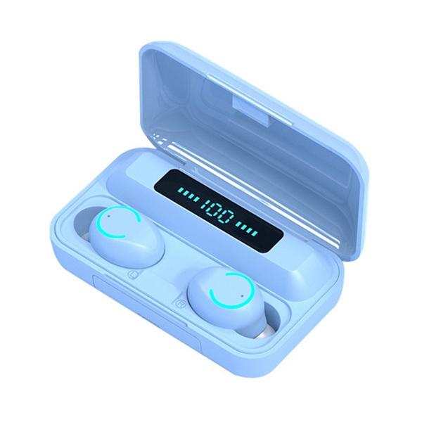 Wireless Noise-cancelling Earbuds with Charging Case - Yellow
