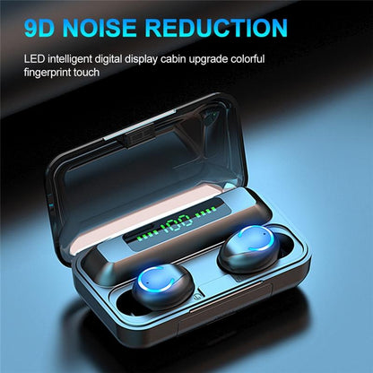 Wireless Noise-cancelling Earbuds with Charging Case - Yellow
