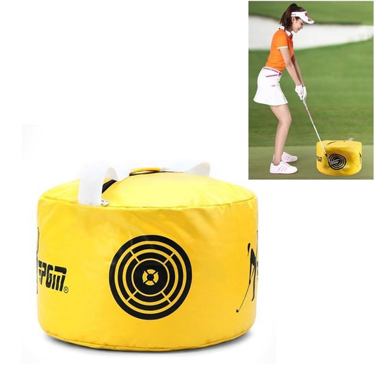 Versatile Golf Impact Trainer - Waterproof 26X44Cm - Yellow
