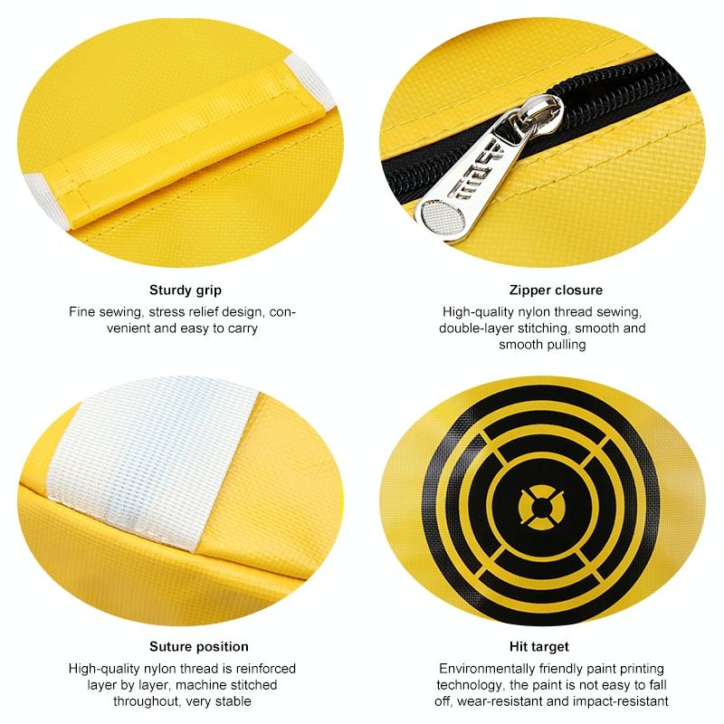 Versatile Golf Impact Trainer - Waterproof 26X44Cm - Yellow