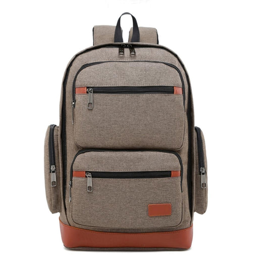 Versatile Outdoor Backpack with Breathable Design - Large Capacity - Brown