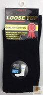10x Pairs COTTON Rich LOOSE TOP SOCKS Medical Circulation Diabetic Comfort BULK -  -