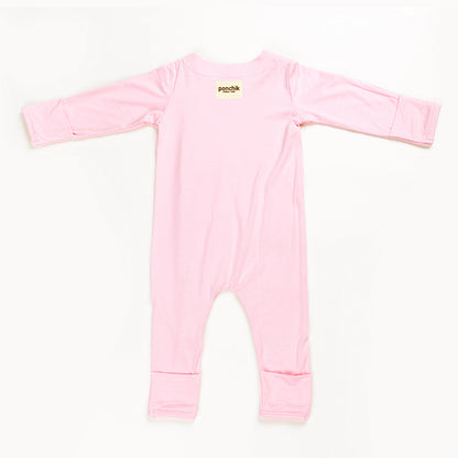 Ponchik Babies + Kids - Magnetic Bamboo Body Suit - Love - 0-3m