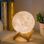 3D Moon Lamp Night Light Moonlight Desk Table Smart Phone Montion Sensor