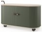 UFOU Fitin Rollin Mobile Roller Shutter Cabinet - Storage with Adjustable Shelves & Wheels
